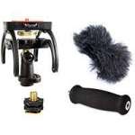 Rycote 046017 Zoom H4 Audio Kit including windshield, suspension, shoe adapter and grip handle Rycote 046017 Zoom H4 Audio Kit including windshield, suspension, shoe adapter and grip handle